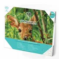 Diamond Dotz® Intermediate Forest Babe Pre-Framed Diamond Painting Kit