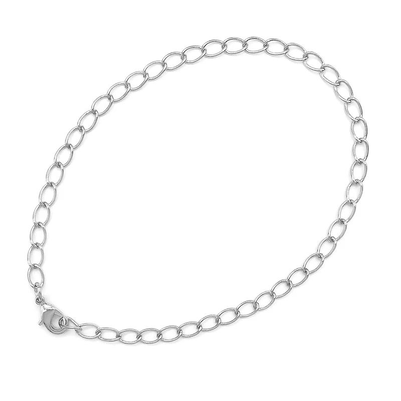 Sterling Silver Curb Bracelet by Bead Landing™