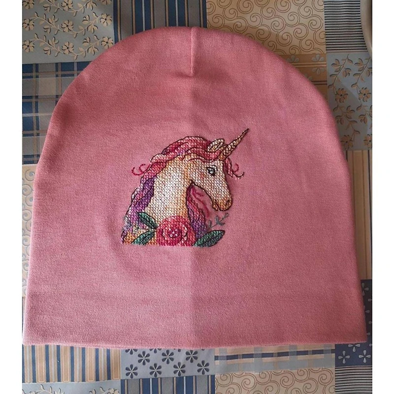 MP Studia Unicorn Cross Stitch On Clothes Kit