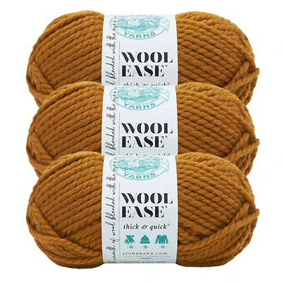 3 Pack Lion Brand® Wool-Ease Thick & Quick Yarn