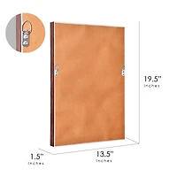 American Art Decor Grand Ole Opry Lacquer Guitar Canvas in an L Frame - 12" x 18"