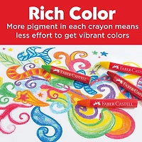 Faber-Castell® 240-Piece Jumbo Beeswax Crayons School Pack