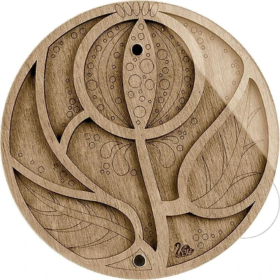 Wonderland Crafts 5.5" Flower Bead Organizer with Transparent Cover