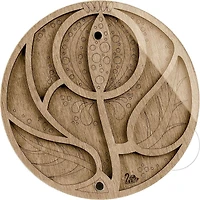 Wonderland Crafts 5.5" Flower Bead Organizer with Transparent Cover