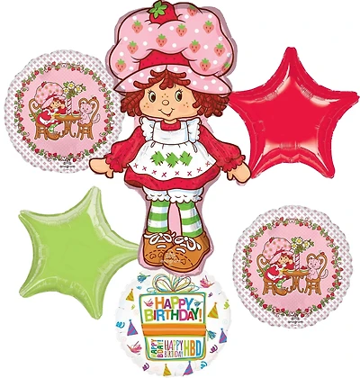 Strawberry Shortcake™ Foil Balloon Birthday Bouquet