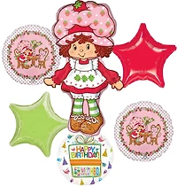 Strawberry Shortcake™ Foil Balloon Birthday Bouquet