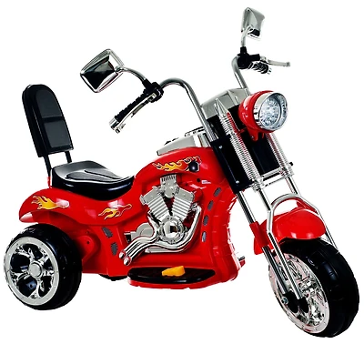Toy Time Red Battery Operated Ride-On Motorcycle