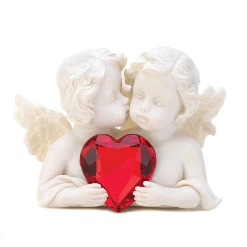 Two in Love Cherub Figurine 2.75" x 1.5" x 2
