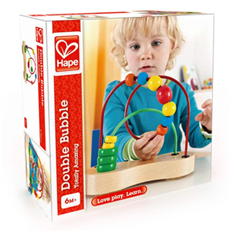 Hape Double Bubble Wooden Bead Maze