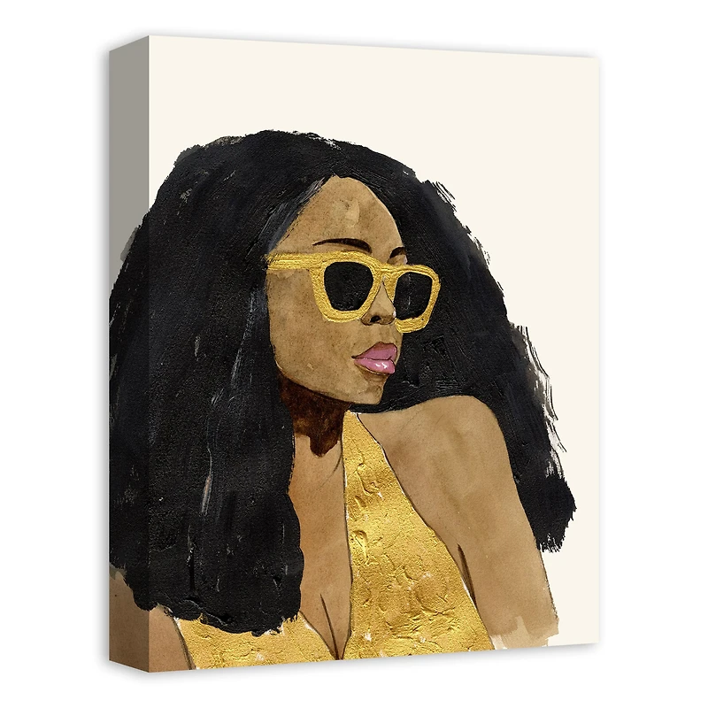 Woman In Sunglasses Canvas Wall Art