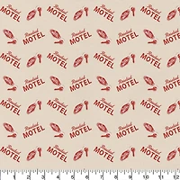 Schitt's Creek Café Motel & Keys Precut Cotton Fabric