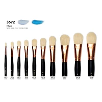 Raphael Paris Classic Short Handle Filbert Brush, Size 20