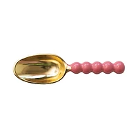 Hello Honey® 9.5" Pink & Gold Enameled Aluminum Kitchen Scoop