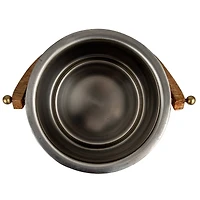 Hello Honey® 3qt. Boho-Chic Rattan & Steel Ice Bucket