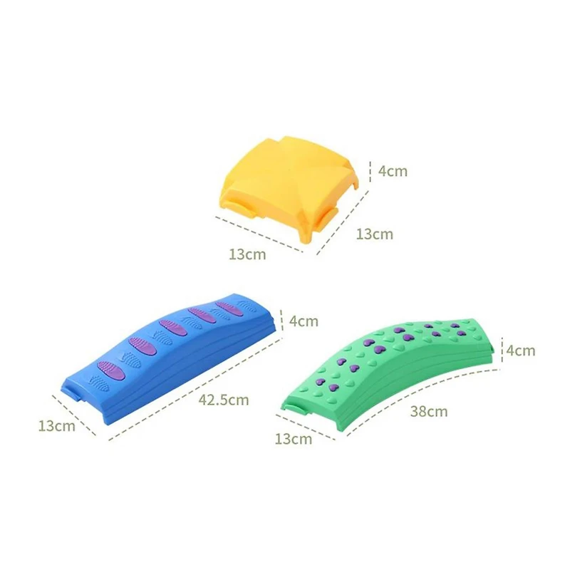 Bintiva Wavy Customizable Balance Beam Set