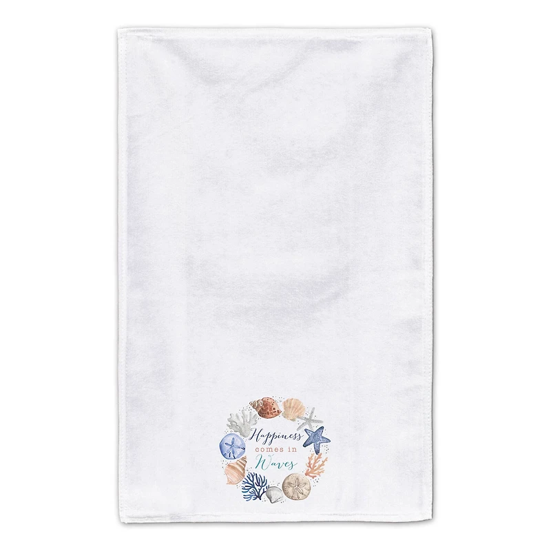 Happiness Comes in Waves Tea Towel Set