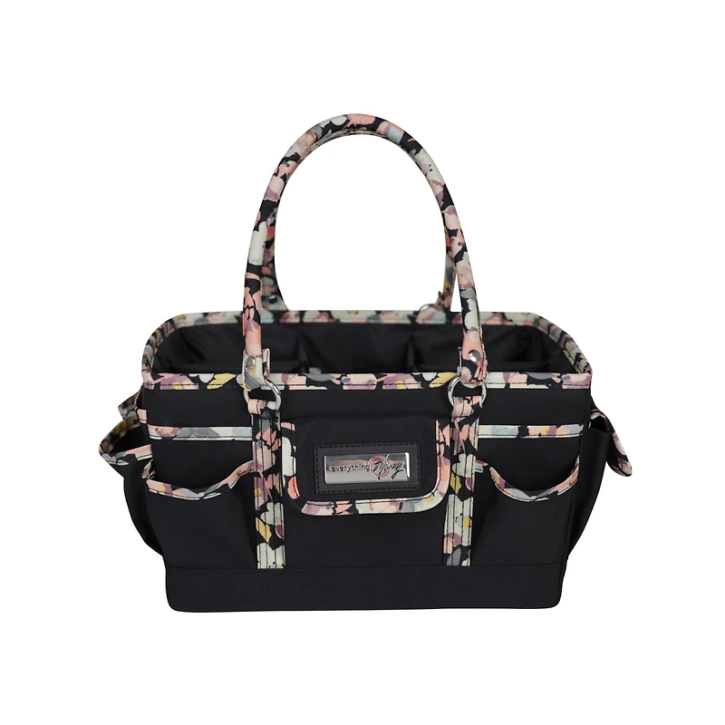 Everything Mary Black Floral Deluxe Store & Tote