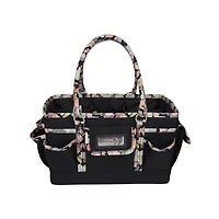 Everything Mary Black Floral Deluxe Store & Tote