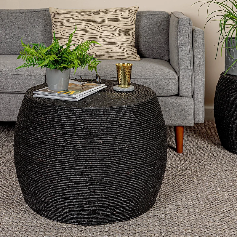 Hello Honey® Corn Rope Round Accent Table