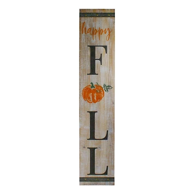 48" Orange & Black Happy Fall Wall Sign