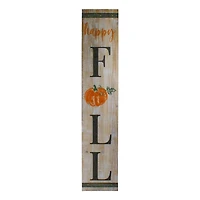 48" Orange & Black Happy Fall Wall Sign