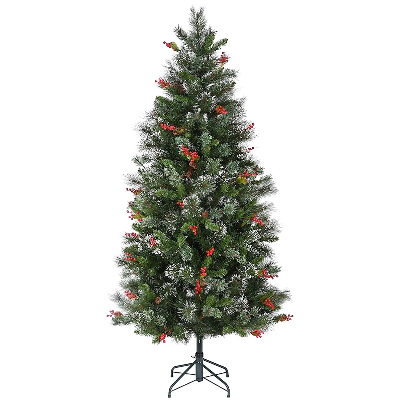 6.5ft. Pre-Lit Wintry Pine® Artificial Christmas Tree, Clear Lights
