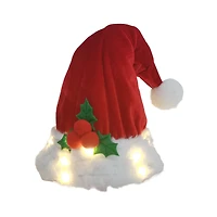 9" Santa Hat Lighted Tree Topper by Ashland®