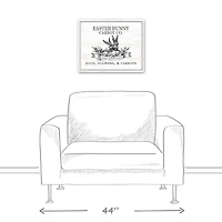 Easter Bunny Carrot Farm 2 16" x 20" Canvas Wall Art