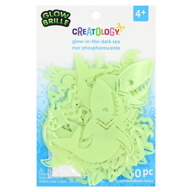 Sea Creatures Glow-in-the-Dark Stickers by Creatology™