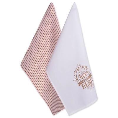 DII® Assorted Christmas Cheer Dishtowel Set