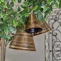 Metal Bohemian Decorative Cowbells Set