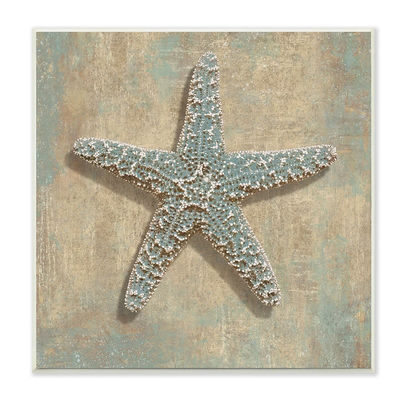 Stupell Industries Nautical Starfish Ocean Animal Muted Neutral, 12" x 12"