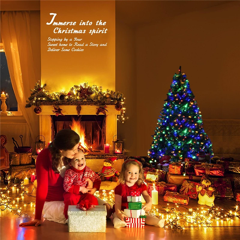 Costway 4ft. Pre-Lit Pine Artificial Christmas Tree