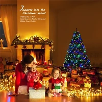 Costway 4ft. Pre-Lit Pine Artificial Christmas Tree