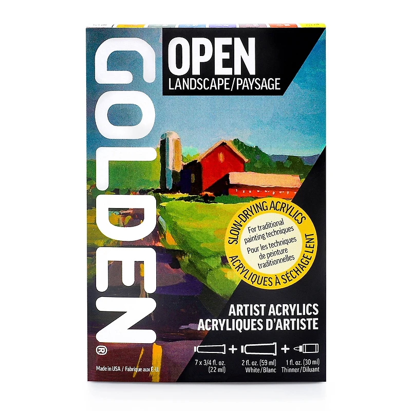 Golden® OPEN Slow-Drying Acrylics Landscape Set