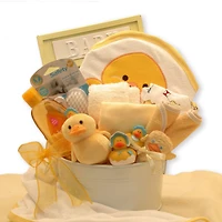 Bath Time Baby Yellow New Baby Basket