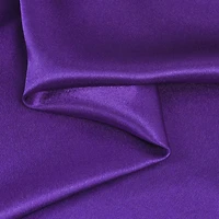 Purple Crepe Back Satin