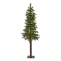 5ft. Pre-Lit Alaskan Alpine Artificial Christmas Tree, Clear LED Lights