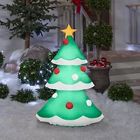 3.5ft. Airblown® Inflatable Christmas Tree with Snowy Layers