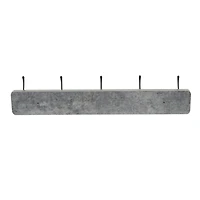 Household Essentials Wall Mounted Coat Rack with 5 Hooks