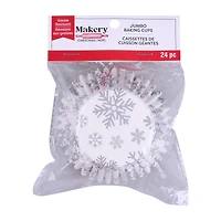 Snowflake Christmas Baking Cups by Makery