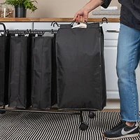 Household Essentials 4-Bag Rolling Laundry Sorter Cart
