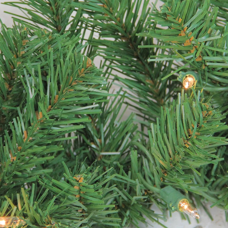 5-Piece Pre-Lit Winter Spruce Artificial Christmas Entryway Set, Clear Lights