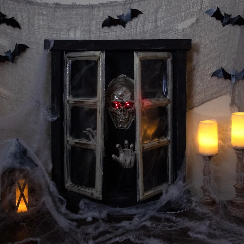 2.5ft. Lighted & Animated Opening Window Halloween Décor