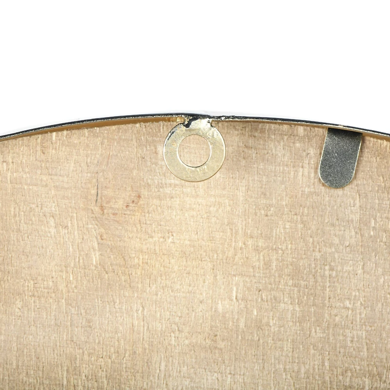 Hello Honey® 23.5'' Natural Round Wood Wall Clock