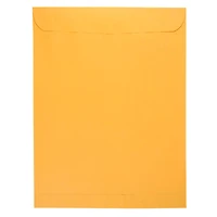 JAM Paper 12" x 15.5" Brown Kraft Recycled Peel & Seal Closure Envelopes, 500ct.