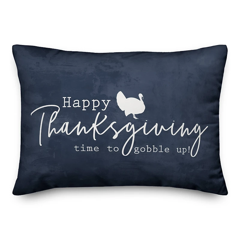 20" Time To Gobble Up Pillow