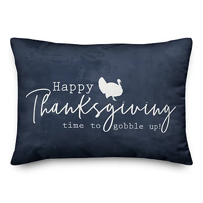 20" Time To Gobble Up Pillow