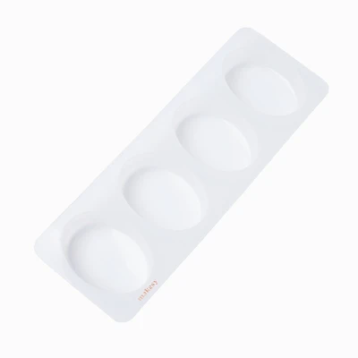 makesy Silicone Oval 4-Cavity Mold