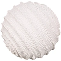 Cream Textured Dimensional Ball Sculpture Set